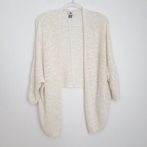 Slub Open Front Cardigan Size XXL